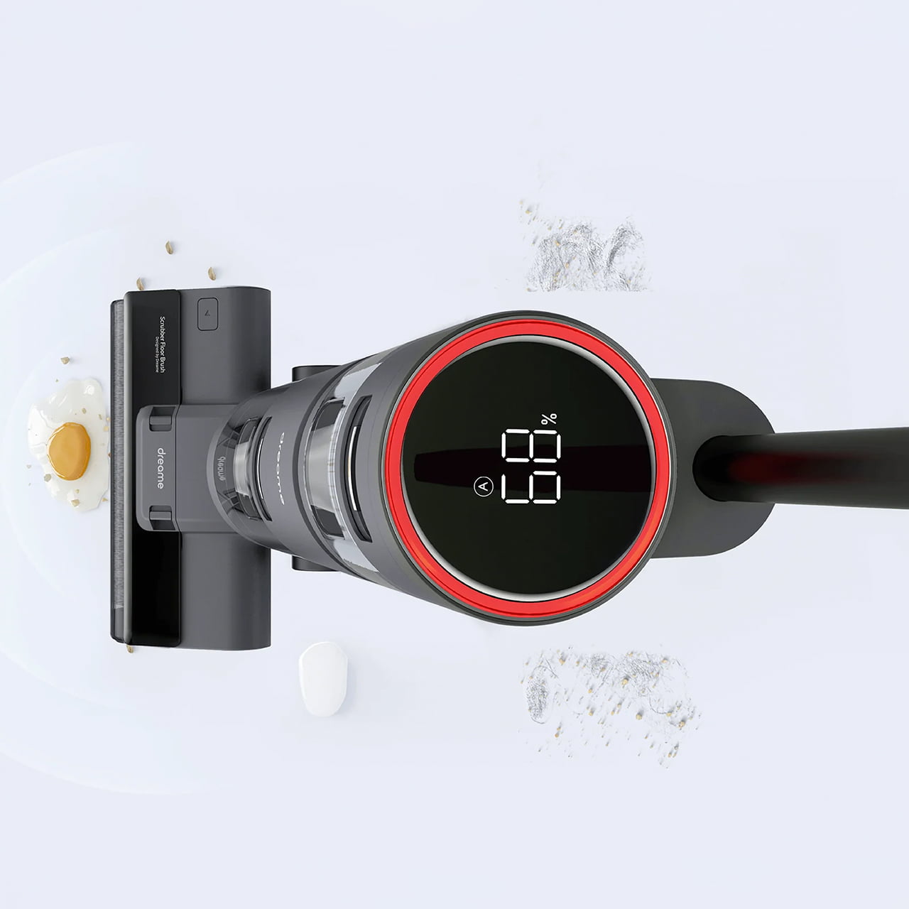 Dreame H12 Wet and Dry автоматически регулирует мощность всасывания в зависимости от степени загрязнения