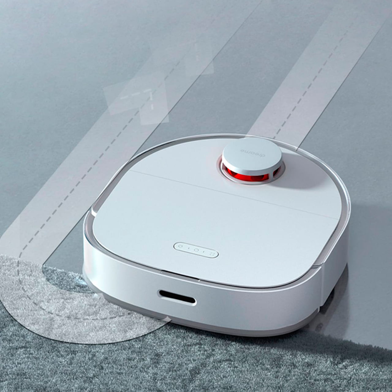 Dreame Bot W10 обнаруживает ковровые покрытия и автоматически увеличивает на них мощность всасывания